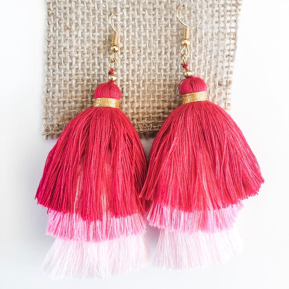 Boho Tassel Earrings| NEW| Handmade